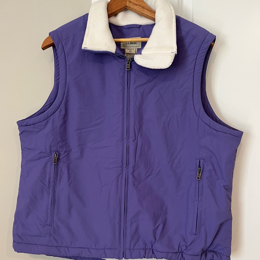 LL BEAN lined Vest